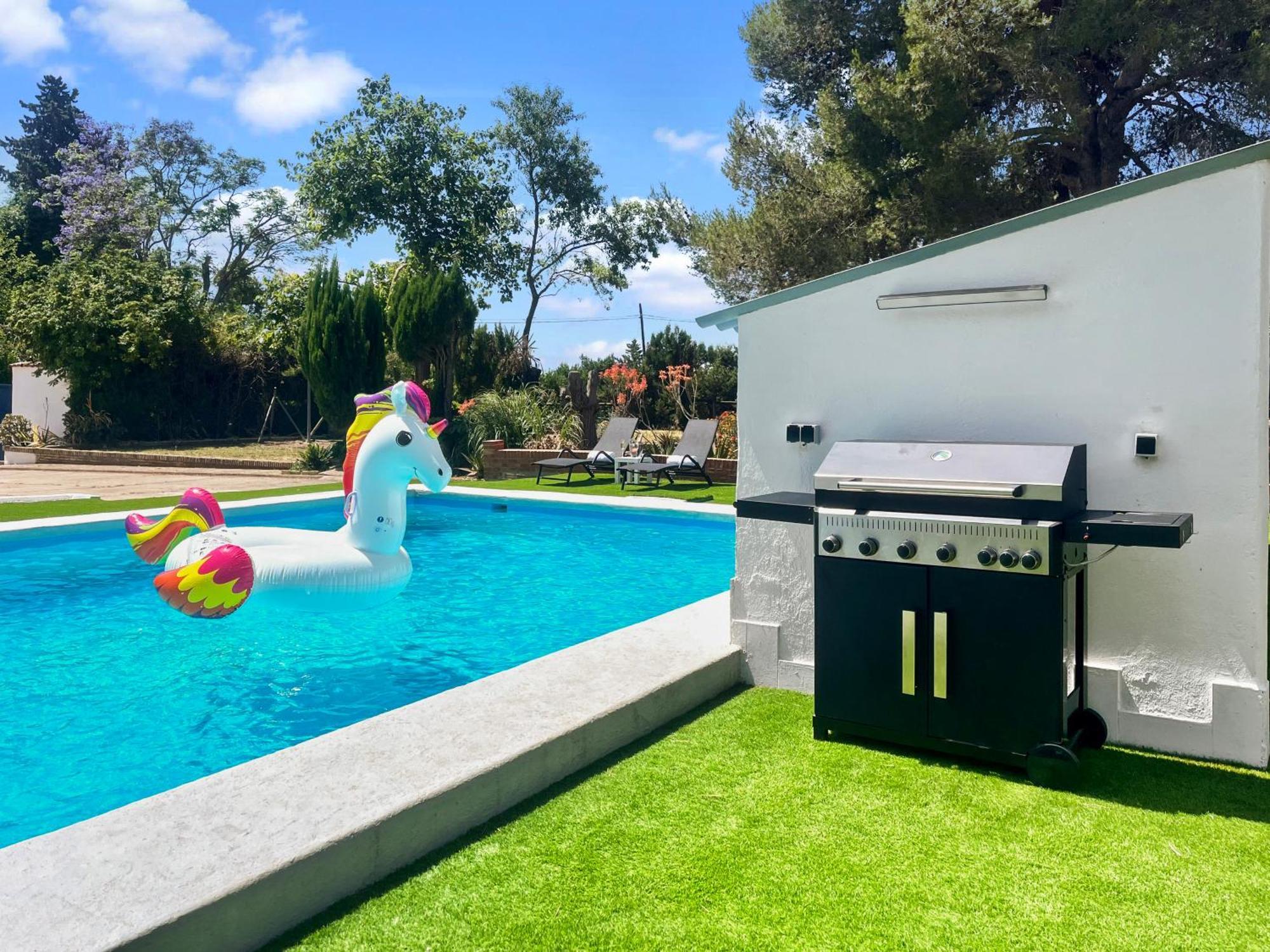 Villa San Patricio I Piscina Privada I Jacuzzi Spa I Bbq I Ps5 I Aire Acon I 3000M2 I 5Min-Centro Jerez de la Frontera Esterno foto